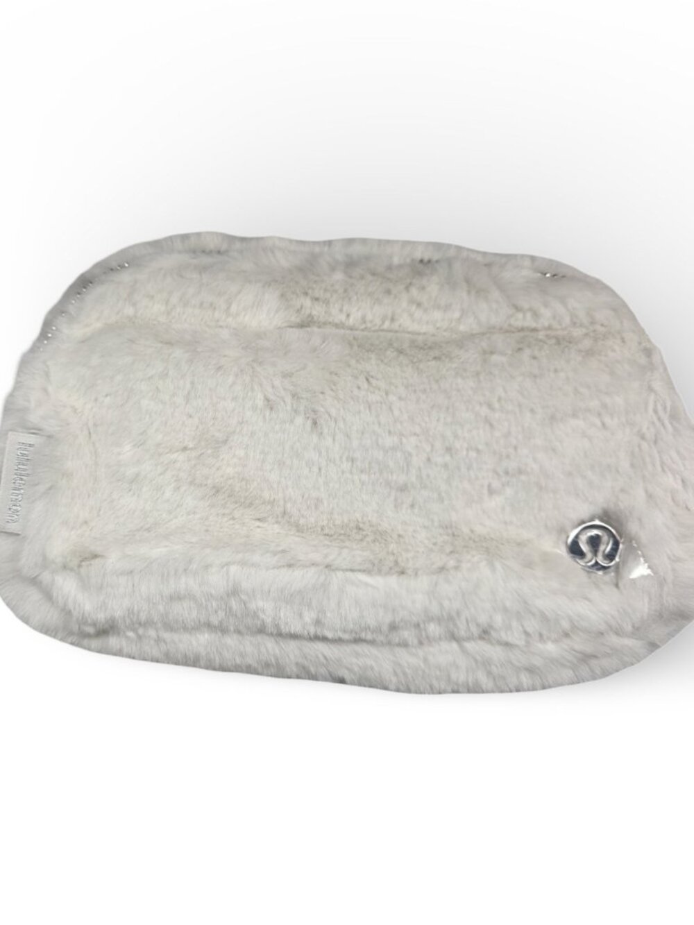 lululemon Everywhere Belt Bag Plush Fleece Bone Silver One Size Authentic